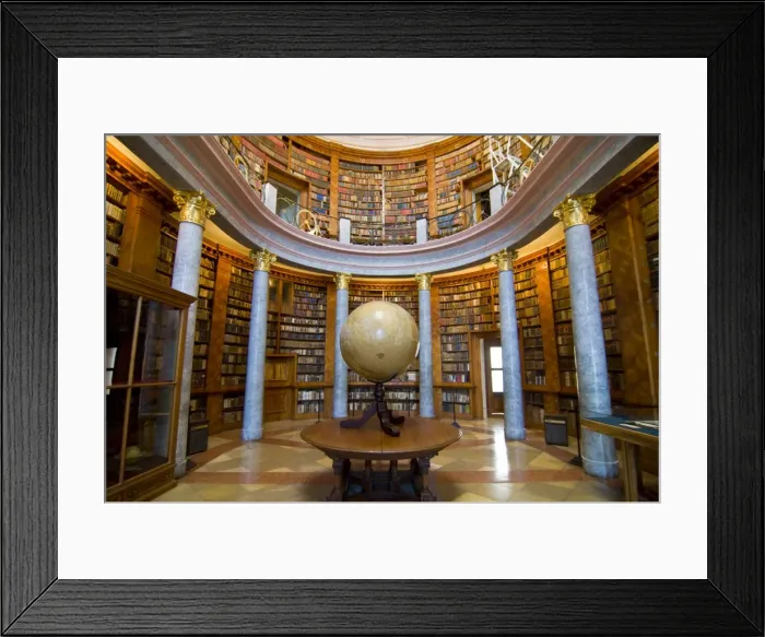 Framed Print : World famous library in the Millenary Benedictine Abbey of Pannonhalma Framed Print : World famous library in the Millenary Benedictine Abbey of Pannonhalma