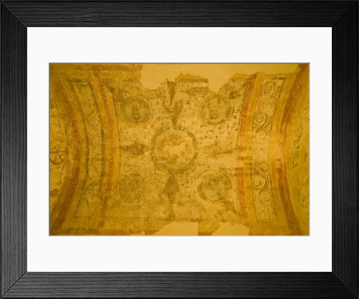 Framed Print : Old Christian paintings in the Necropolis of Sopianae, UNESCO World Heritage Site Framed Print : Old Christian paintings in the Necropolis of Sopianae, UNESCO World Heritage Site
