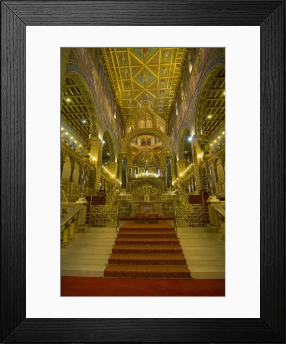 Framed Print : Inside view of the Szent Peter Basilica, Pecs, Hungary, Europe Framed Print : Inside view of the Szent Peter Basilica, Pecs, Hungary, Europe