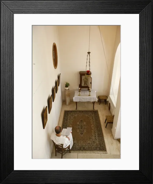 Framed Print : Beatitude Community chapel, Emmaus-Nicopolis, Israel, Middle East Framed Print : Beatitude Community chapel, Emmaus-Nicopolis, Israel, Middle East
