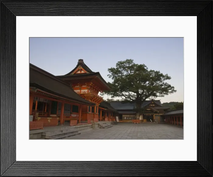 Framed Print : Main buildings of Usa Jingu, Usa, Oita, Japan, Asia Framed Print : Main buildings of Usa Jingu, Usa, Oita, Japan, Asia