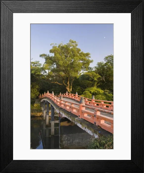 Framed Print : Bridge leading to the main entrance to Usa Jingu, Usa, Oita, Japan, Asia Framed Print : Bridge leading to the main entrance to Usa Jingu, Usa, Oita, Japan, Asia