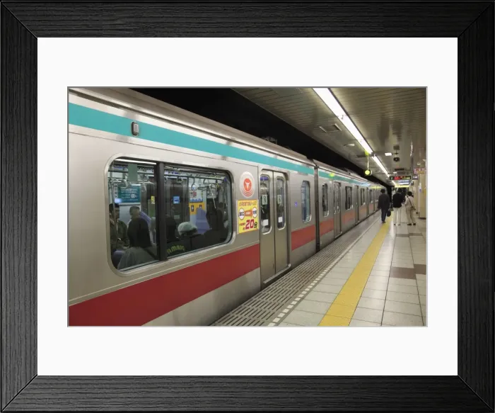Framed Print : Tokyo Metro, Tokyo, Japan, Asia Framed Print : Tokyo Metro, Tokyo, Japan, Asia
