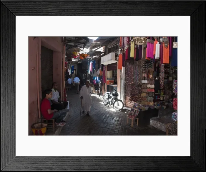 Framed Print : Medina Souk, Marrakech, Morocco, North Africa, Africa Framed Print : Medina Souk, Marrakech, Morocco, North Africa, Africa