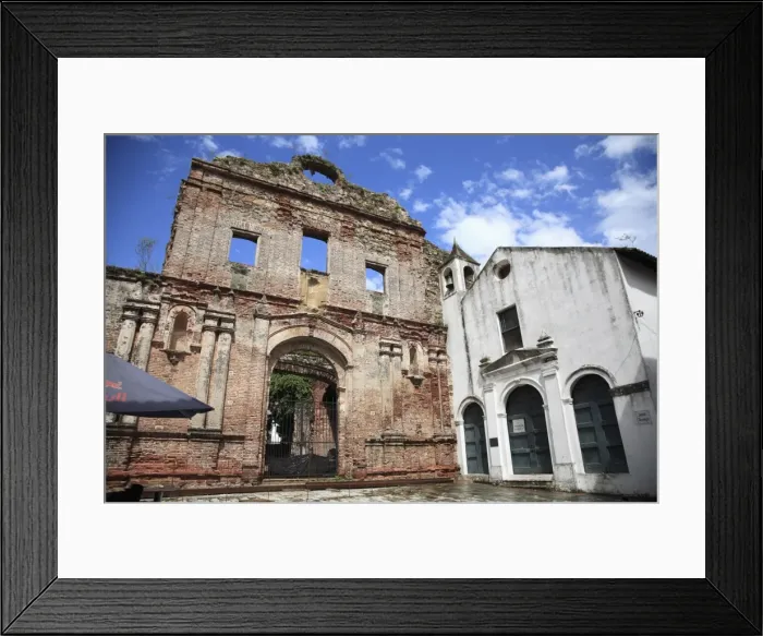 Framed Print : Santo Domingo Church ruins, San Felipe District, Casco Antiguo, Panama City Framed Print : Santo Domingo Church ruins, San Felipe District, Casco Antiguo, Panama City