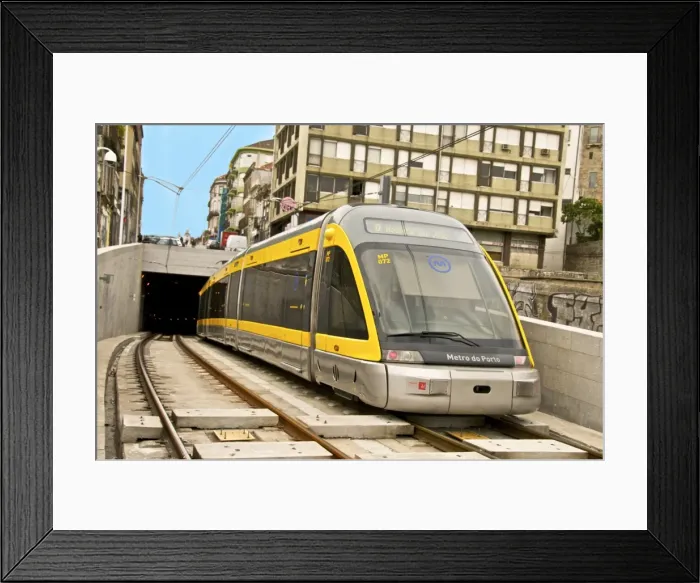 Framed Print : Metro, Porto, Portugal, Europe Framed Print : Metro, Porto, Portugal, Europe