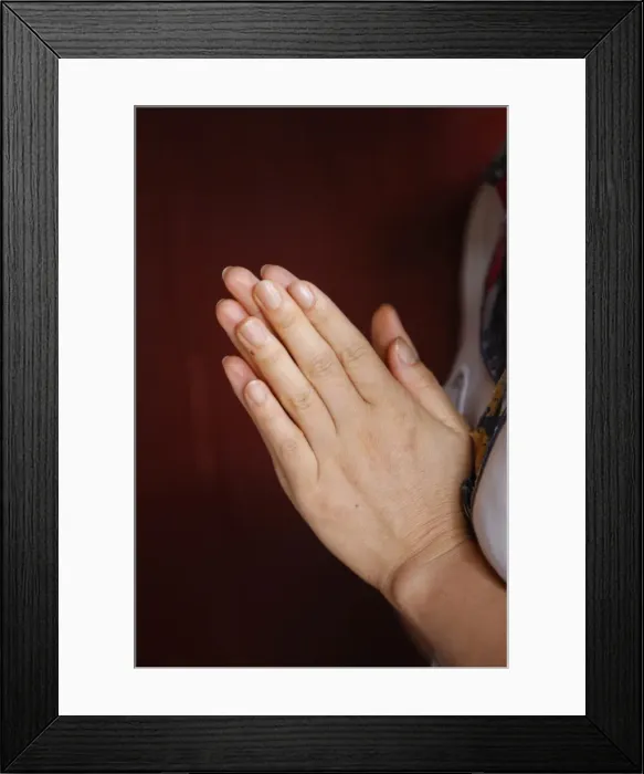 Framed Print : Buddhist prayer, Seoul, South Korea, Asia Framed Print : Buddhist prayer, Seoul, South Korea, Asia