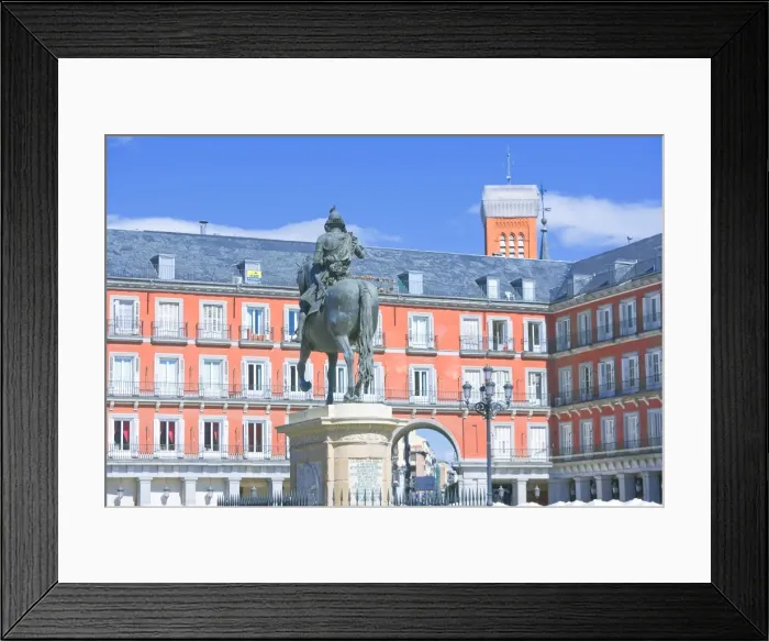 Framed Print : Plaza Mayor, Madrid, Spain, Europe Framed Print : Plaza Mayor, Madrid, Spain, Europe