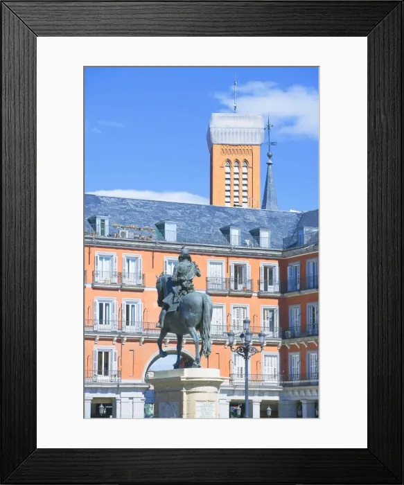 Framed Print : Plaza Mayor, Madrid, Spain, Europe Framed Print : Plaza Mayor, Madrid, Spain, Europe
