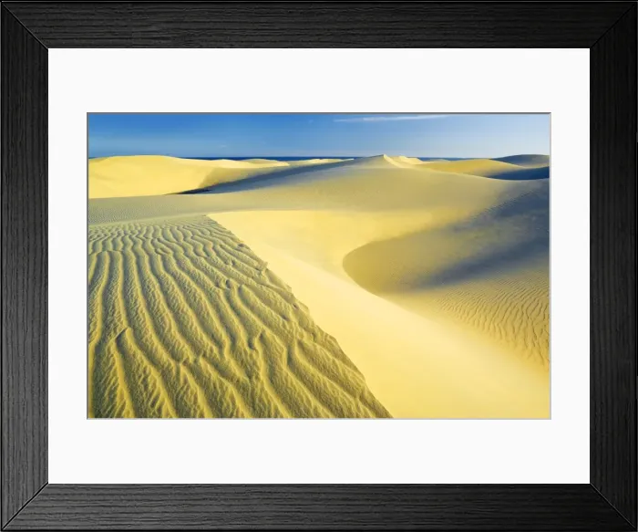Framed Print : Sand dunes of Maspalomas, Gran Canaria, Canary Islands, Spain, Atlantic, Europe Framed Print : Sand dunes of Maspalomas, Gran Canaria, Canary Islands, Spain, Atlantic, Europe