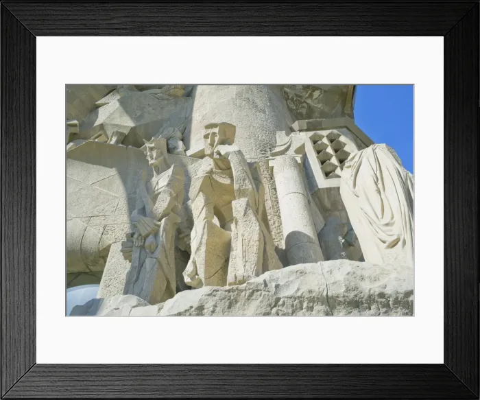 Framed Print : Passion Facade, Sagrada Familia, Barcelona, Catalonia, Spain, Europe Framed Print : Passion Facade, Sagrada Familia, Barcelona, Catalonia, Spain, Europe