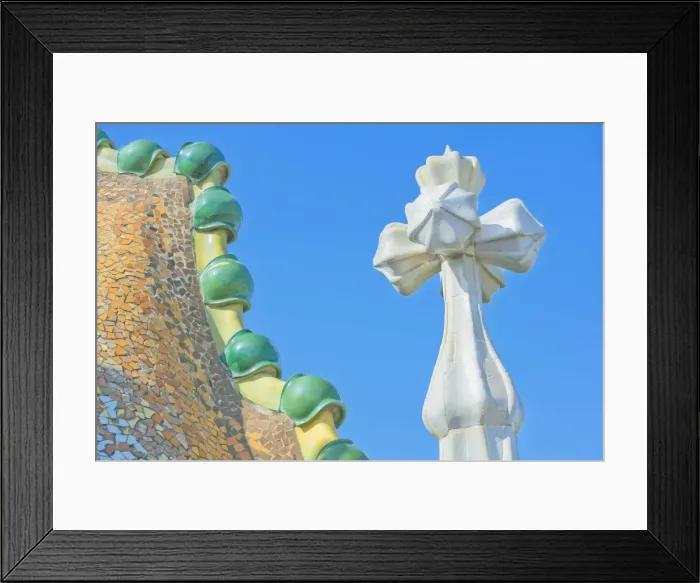 Framed Print : Casa Batllo roof top, Barcelona, Catalonia, Spain, Europe Framed Print : Casa Batllo roof top, Barcelona, Catalonia, Spain, Europe