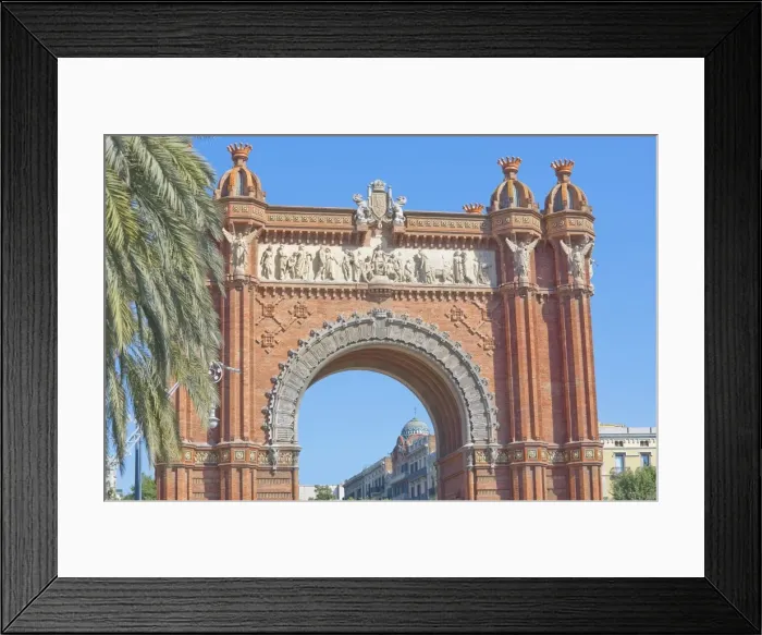 Framed Print : Arc de Triomf, Barcelona, Catalonia, Spain, Europe