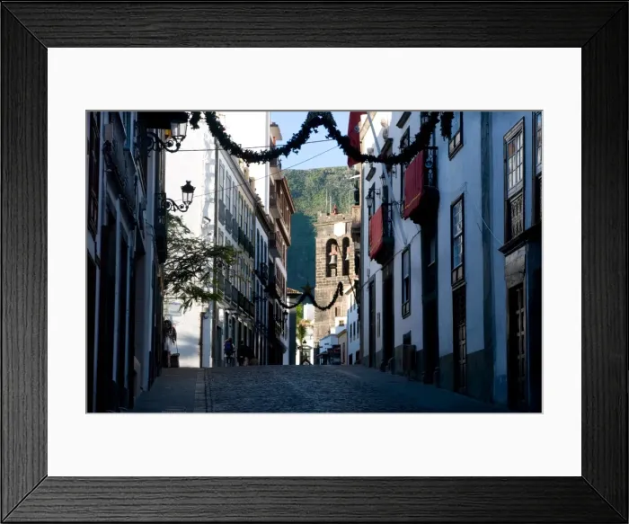 Framed Print : Pedestrian zone in the old town of Santa Cruz de la Palma, La Palma, Canary Islands Framed Print : Pedestrian zone in the old town of Santa Cruz de la Palma, La Palma, Canary Islands