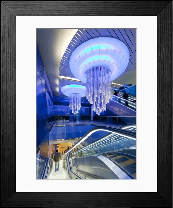 Framed Print : Dubai Metro station, opened in 2010, Dubai, United Arab Emirates, Middle East Framed Print : Dubai Metro station, opened in 2010, Dubai, United Arab Emirates, Middle East