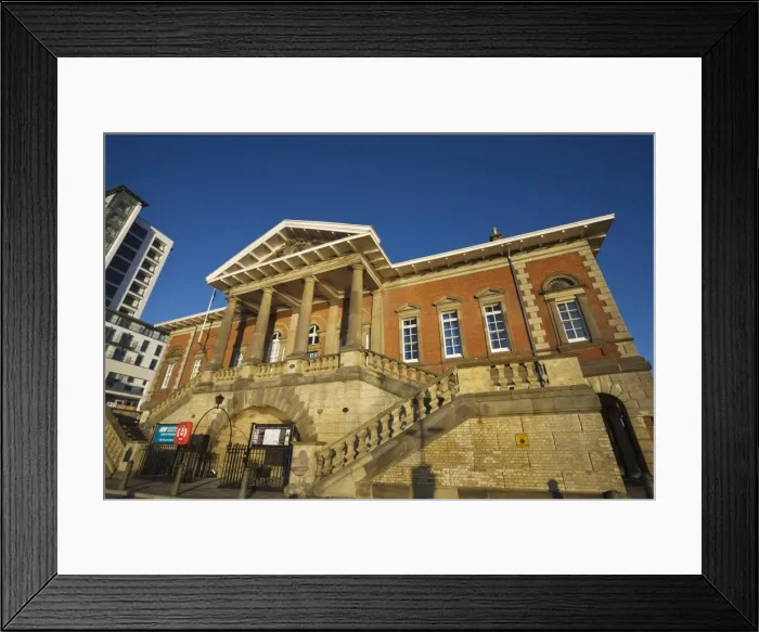 Framed Print : Old Customs House, Neptune Quay, Ipswich, Suffolk, England, United Kingdom, Europe