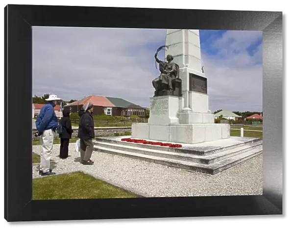 1914 Battle of the Falklands Memorial in Port Stanley, Falkland Islands (Islas Malvinas)