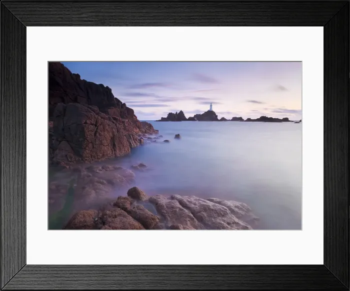 Framed Print : Corbiere Lighthouse, Jersey, Channel Islands, United Kingdom, Europe