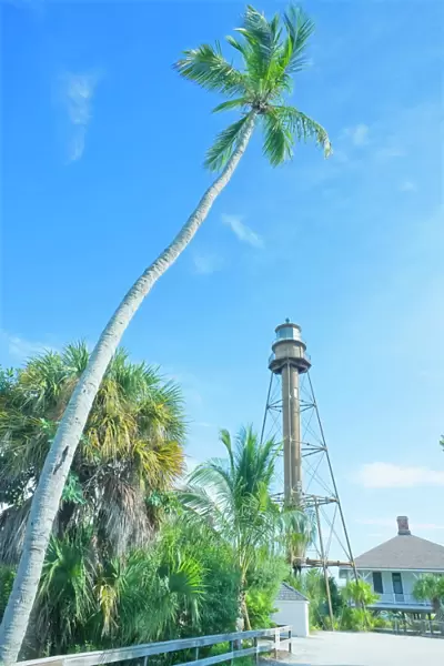Sanibel lighthouse, Sanibel Island, Gulf Coast, Florida, United States of America