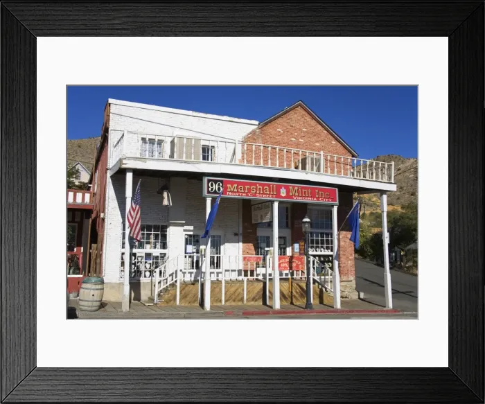 Framed Print : Store on C Street in Virginia City, Nevada, United States of America, North America