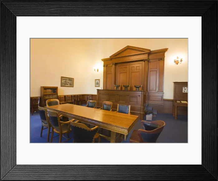 Framed Print : Supreme Court in the Old State Capitol Building, Carson City, Nevada, United States of America Framed Print : Supreme Court in the Old State Capitol Building, Carson City, Nevada, United States of America