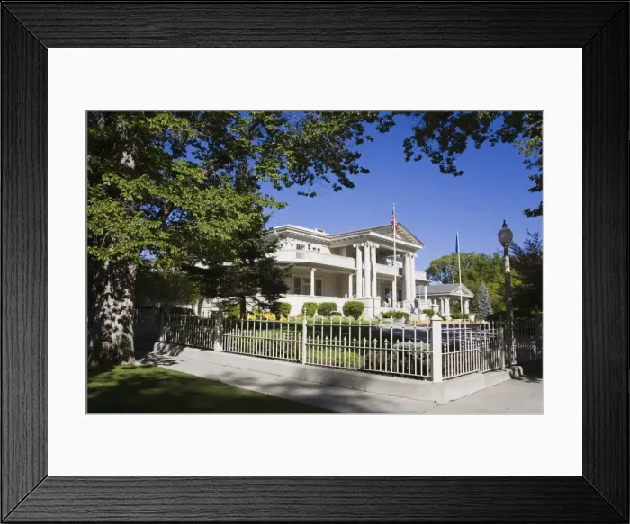 Framed Print : The Governors Mansion in Carson City, Nevada, United States of America Framed Print : The Governors Mansion in Carson City, Nevada, United States of America