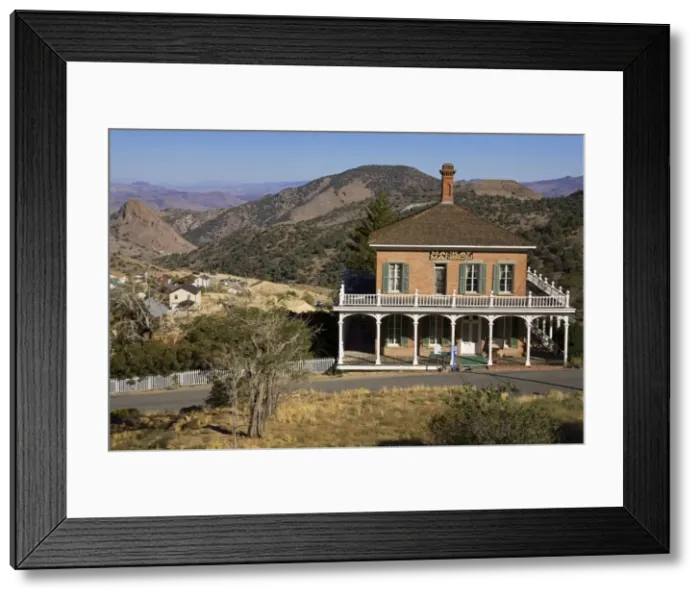 Framed Print : Mackay Mansion in Virginia City, Nevada, United States of America, North America Framed Print : Mackay Mansion in Virginia City, Nevada, United States of America, North America