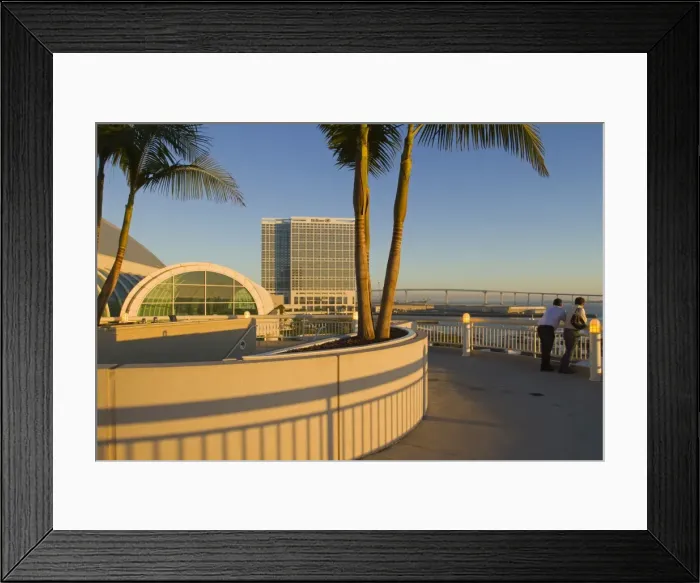 Framed Print : Convention Center and Hilton Hotel, San Diego, California, United States of America Framed Print : Convention Center and Hilton Hotel, San Diego, California, United States of America