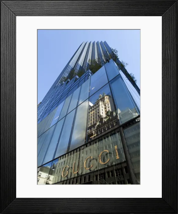 Framed Print : Designer shops on Fifth Avenue, Manhattan, New York City, New York, United States of America Framed Print : Designer shops on Fifth Avenue, Manhattan, New York City, New York, United States of America