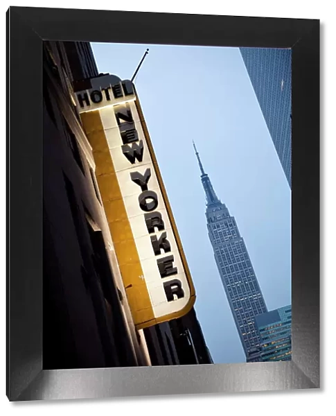 New Yorker Hotel and Empire State Building, Manhattan, New York City, New York