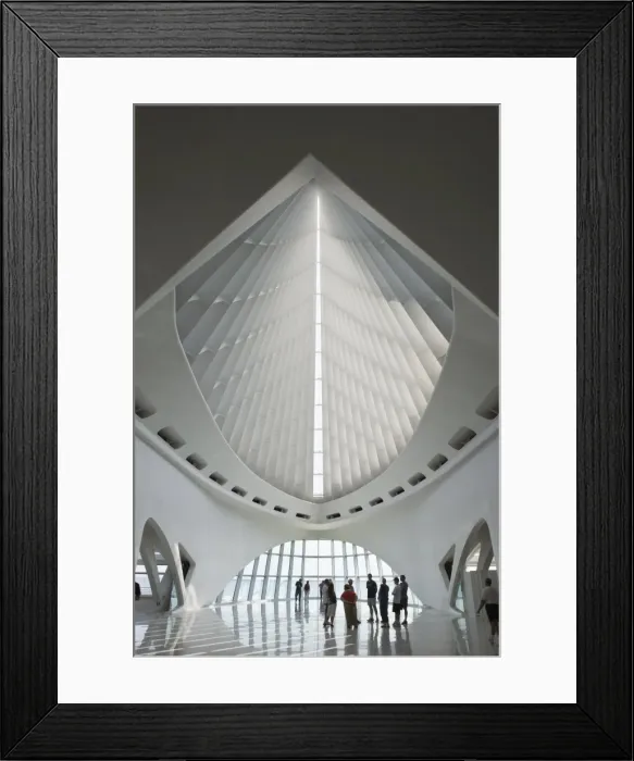 Framed Print : The Quadracci Pavilion of the Milwaukee Museum of Art, Milwaukee, Wisconsin Framed Print : The Quadracci Pavilion of the Milwaukee Museum of Art, Milwaukee, Wisconsin
