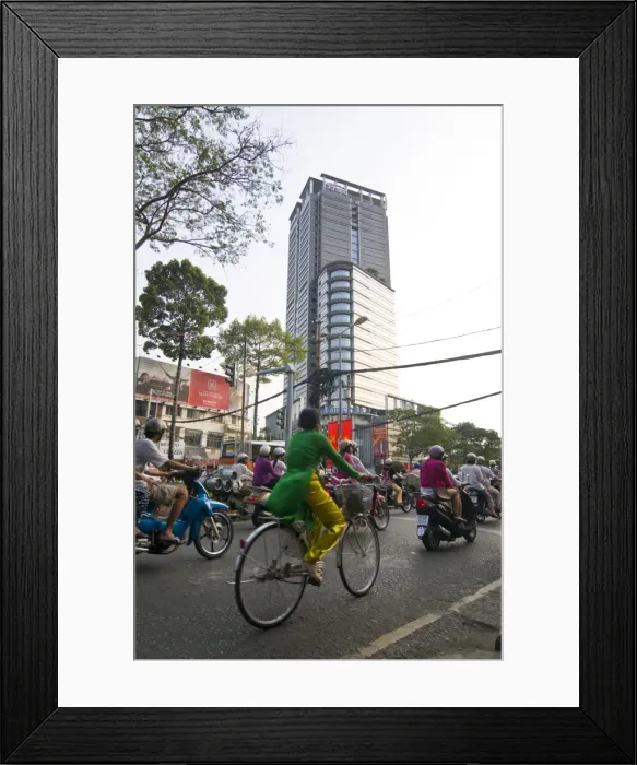 Framed Print : Busy street scene, Ho Chi Minh City (Saigon), Vietnam, Indochina, Southeast Asia, Asia Framed Print : Busy street scene, Ho Chi Minh City (Saigon), Vietnam, Indochina, Southeast Asia, Asia