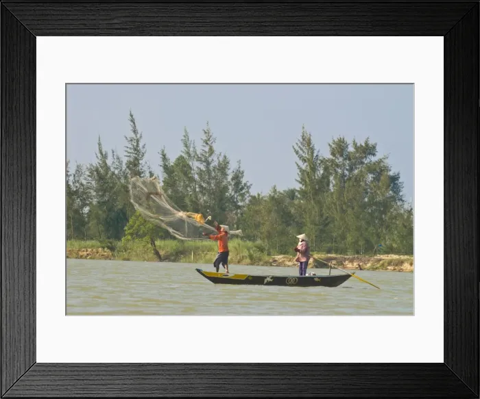 Framed Print : Traditional fishing, Hoi An, Vietnam, Indochina, Southeast Asia, Asia Framed Print : Traditional fishing, Hoi An, Vietnam, Indochina, Southeast Asia, Asia