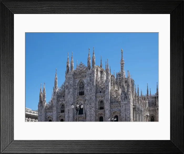 Framed Print : Facade of Milan Cathedral (Duomo di Milano), dedicated to the Nativity of St. Mary, seat of the Archbishop, Milan, Lombardy, Italy, Europe Framed Print : Facade of Milan Cathedral (Duomo di Milano), dedicated to the Nativity of St. Mary, seat of the Archbishop, Milan, Lombardy, Italy, Europe