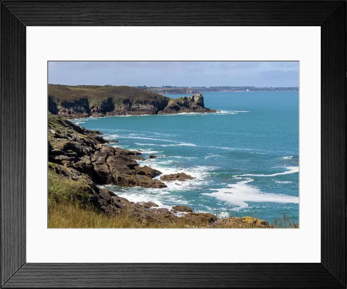 Framed Print : Pointe du Grouin, Cancale, Ille-et-Vilaine, Brittany, France, Europe Framed Print : Pointe du Grouin, Cancale, Ille-et-Vilaine, Brittany, France, Europe