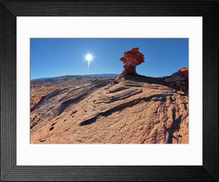 Framed Print : A sandstone hoodoo at Ferry Swale in the Glen Canyon Recreation Area near Page, Arizona, United States of America, North America Framed Print : A sandstone hoodoo at Ferry Swale in the Glen Canyon Recreation Area near Page, Arizona, United States of America, North America