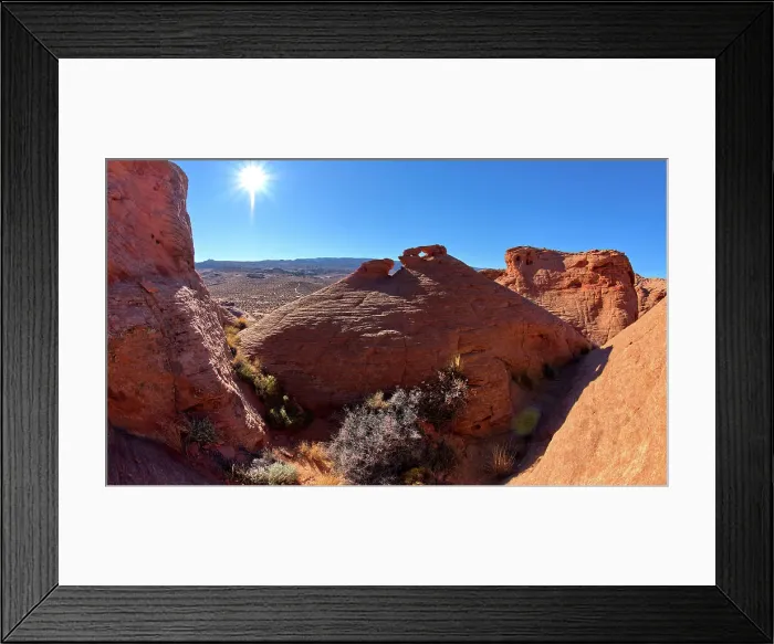 Framed Print : A rock island with a little rock window on its top called the Tea Pot Arch at Ferry Swale in the Glen Canyon Recreation Area near Page, Arizona, United States of America, North America Framed Print : A rock island with a little rock window on its top called the Tea Pot Arch at Ferry Swale in the Glen Canyon Recreation Area near Page, Arizona, United States of America, North America