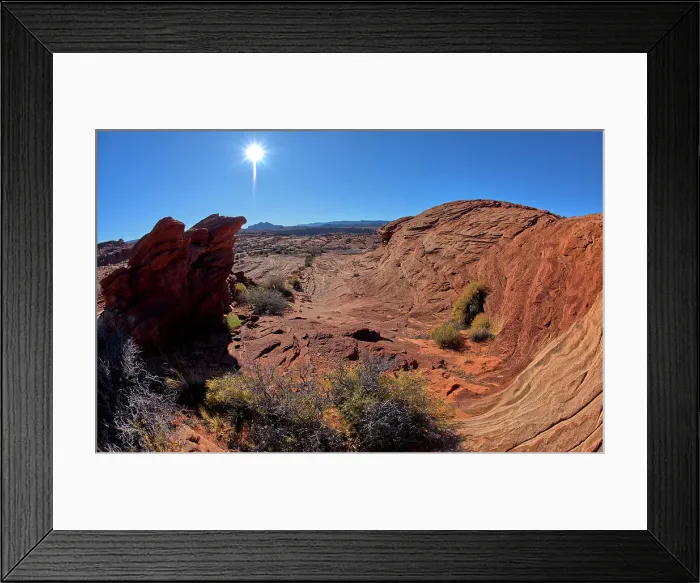 Framed Print : A ridge of sandstone near the Spur Canyon at Horseshoe Bend, Arizona, United States of America, North America Framed Print : A ridge of sandstone near the Spur Canyon at Horseshoe Bend, Arizona, United States of America, North America