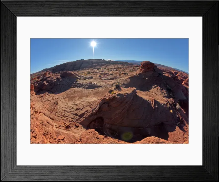 Framed Print : The swirls and blocky texture of fossilized sand dunes in the badlands of Horseshoe Bend, Arizona, United States of America, North America Framed Print : The swirls and blocky texture of fossilized sand dunes in the badlands of Horseshoe Bend, Arizona, United States of America, North America