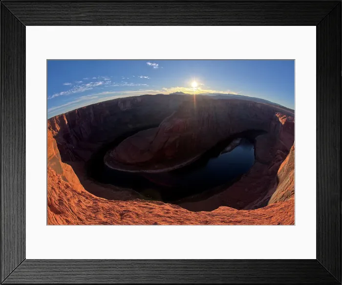 Framed Print : Horseshoe Bend in the Glen Canyon Recreation Area at sundown, near Page, Arizona, United States of America, North America Framed Print : Horseshoe Bend in the Glen Canyon Recreation Area at sundown, near Page, Arizona, United States of America, North America