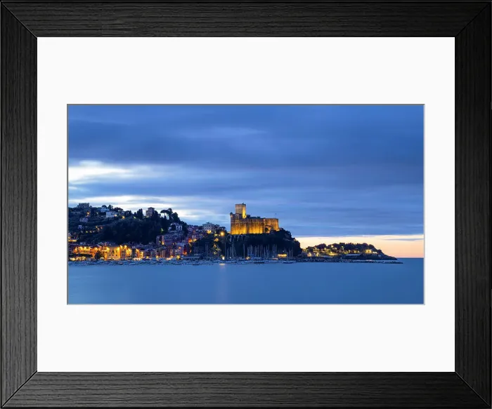 Framed Print : The blue hour at Lerici Castle, La Spezia province, Liguria, Italy, Europe Framed Print : The blue hour at Lerici Castle, La Spezia province, Liguria, Italy, Europe