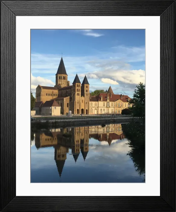 Framed Print : Sacred Heart Basilica, reflected in the Bourbince River, Paray-le-Monial, Saone-et-Loire, Bourgogne-Franche-Comte, France, Europe Framed Print : Sacred Heart Basilica, reflected in the Bourbince River, Paray-le-Monial, Saone-et-Loire, Bourgogne-Franche-Comte, France, Europe