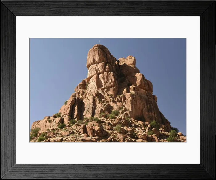 Framed Print : The Napoleon's Hat (Le Chapeau de Napoleon) in Tafraoute, Anti-Atlas, Morocco, North Africa, Africa Framed Print : The Napoleon's Hat (Le Chapeau de Napoleon) in Tafraoute, Anti-Atlas, Morocco, North Africa, Africa
