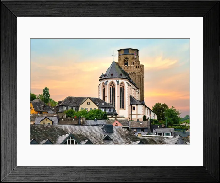 Framed Print : Saint Martin's Parish Church, Oberwesel, Rhineland Palatinate, Germany, Europe Framed Print : Saint Martin's Parish Church, Oberwesel, Rhineland Palatinate, Germany, Europe