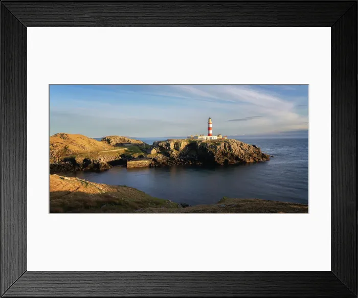 Framed Print : Eilean Glas lighthouse, Isle of Scalpay, Outer Hebrides, Scotland, United Kingdom, Europe