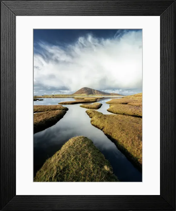 Framed Print : Salt marshes at Northton, Isle of Harris, Outer Hebrides, Scotland, UK, Europe Framed Print : Salt marshes at Northton, Isle of Harris, Outer Hebrides, Scotland, UK, Europe