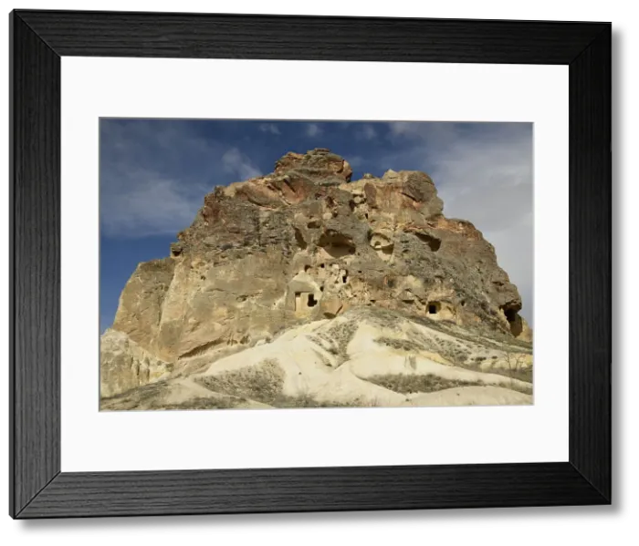 Framed Print : Ancient rock cut settlement, Cappadocia, Anatolia, Turkey, Asia Minor, Asia Framed Print : Ancient rock cut settlement, Cappadocia, Anatolia, Turkey, Asia Minor, Asia
