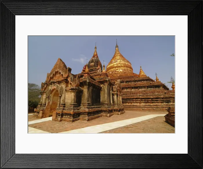 Framed Print : Dhammayazaka Pagoda, Bagan (Pagan), UNESCO World Heritage Site, Myanmar, Asia
