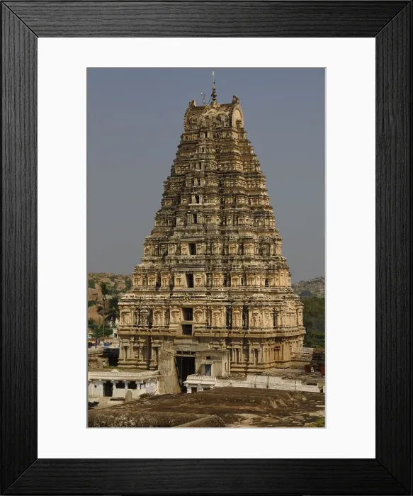 Framed Print : Gopura of Virupaksha Temple, Hampi, UNESCO World Heritage Site, Karnataka, India, Asia Framed Print : Gopura of Virupaksha Temple, Hampi, UNESCO World Heritage Site, Karnataka, India, Asia