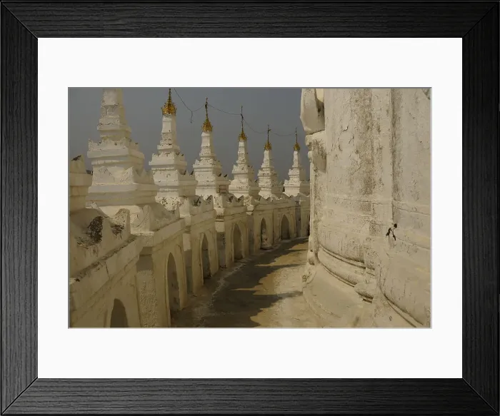 Framed Print : Hsinbyume Pagoda (Myatheindan Pagoda), Mingun, near Mandalay, Sagaing District, Myanmar, Asia Framed Print : Hsinbyume Pagoda (Myatheindan Pagoda), Mingun, near Mandalay, Sagaing District, Myanmar, Asia